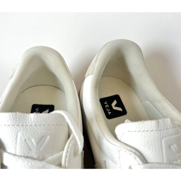 Veja Campo Chrome free Men Sneakers White Natural Suede Leather Shoes Size 44 - Picture 8 of 8